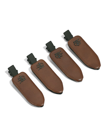 Vegan Leather Creaseless Clips