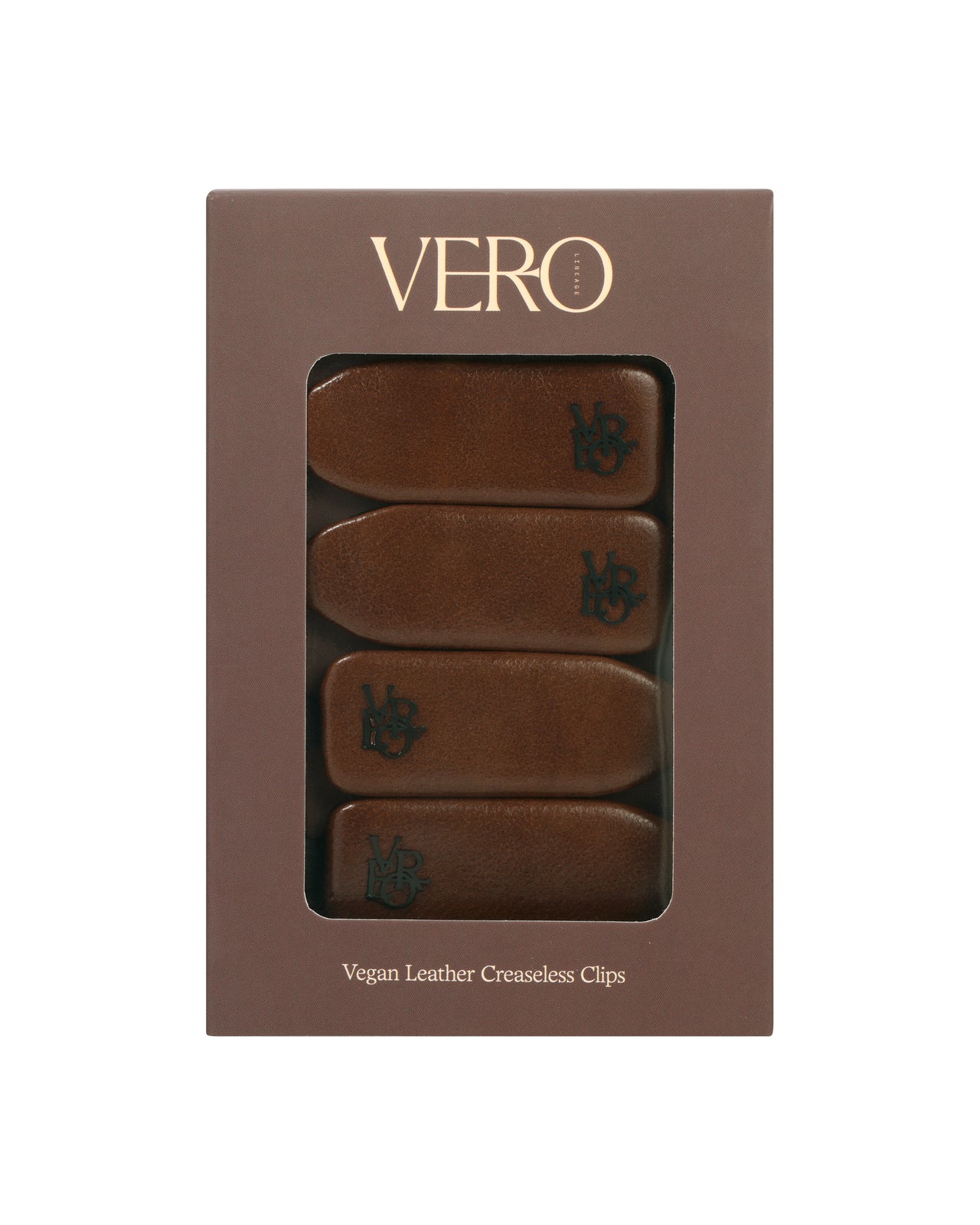 Vegan Leather Creaseless Clips