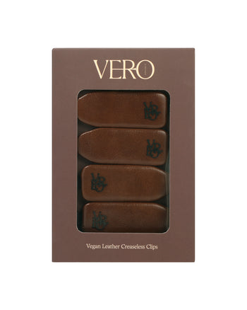 Vegan Leather Creaseless Clips